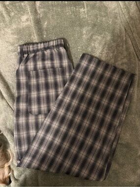 Urban Outfitters Gray Plaid Women's Trousers